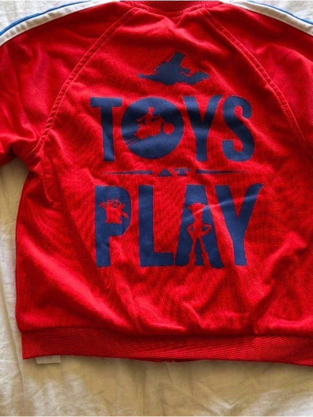 Disney Toy Story Red Kids Track Jacket with Zipper / size 4